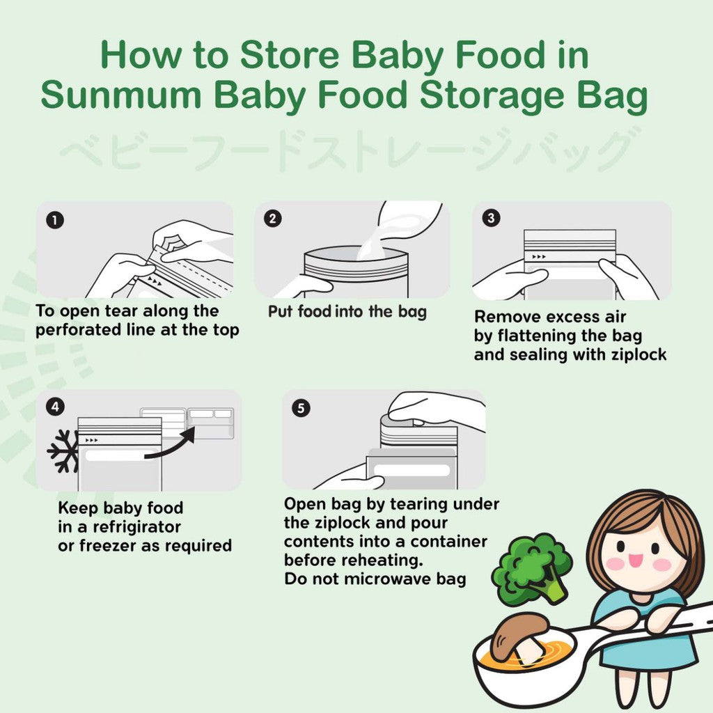 SUNMUM Multi Purpose Baby Food & Accessory Bags (30s)
