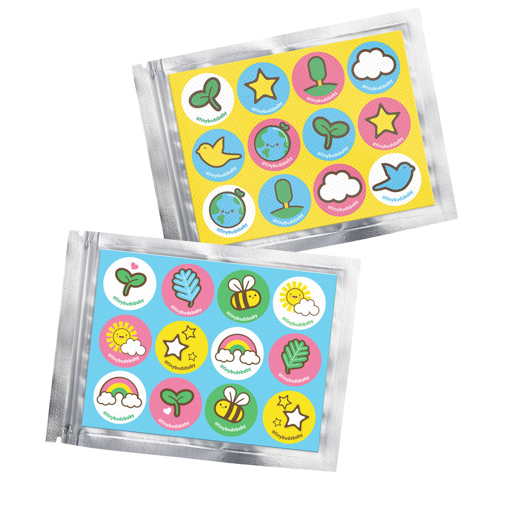 Tiny Buds Gone Away Stick Ons Gentle Citronella and Lemon Scent (24 Stickers)