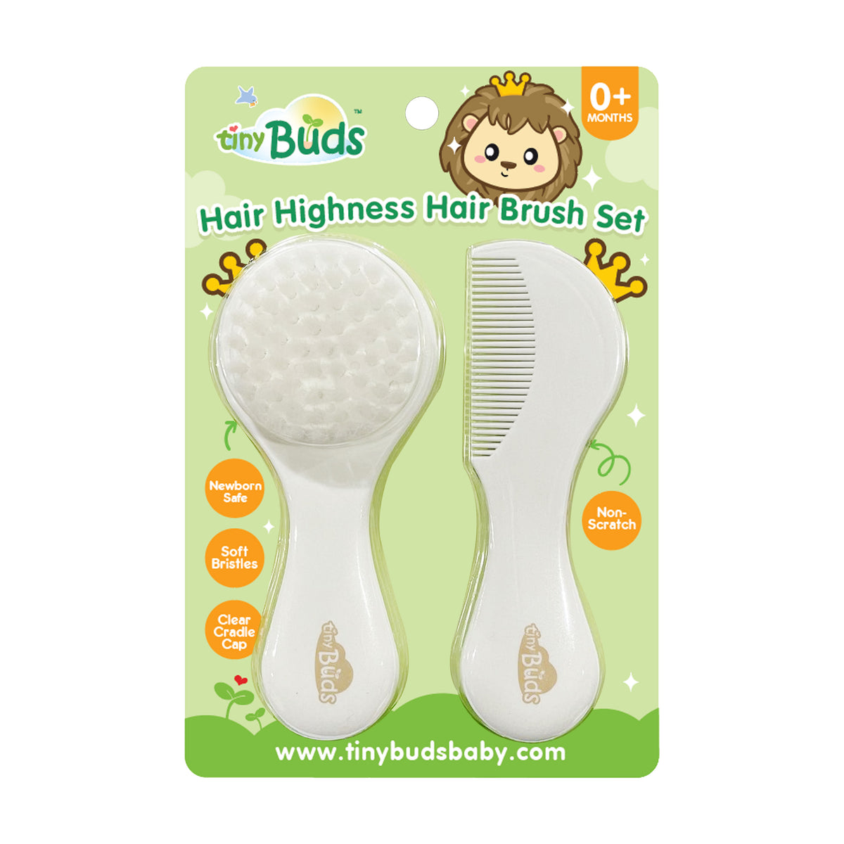 Hair Highness Hair Brush Set – Tiny Buds Baby Naturals