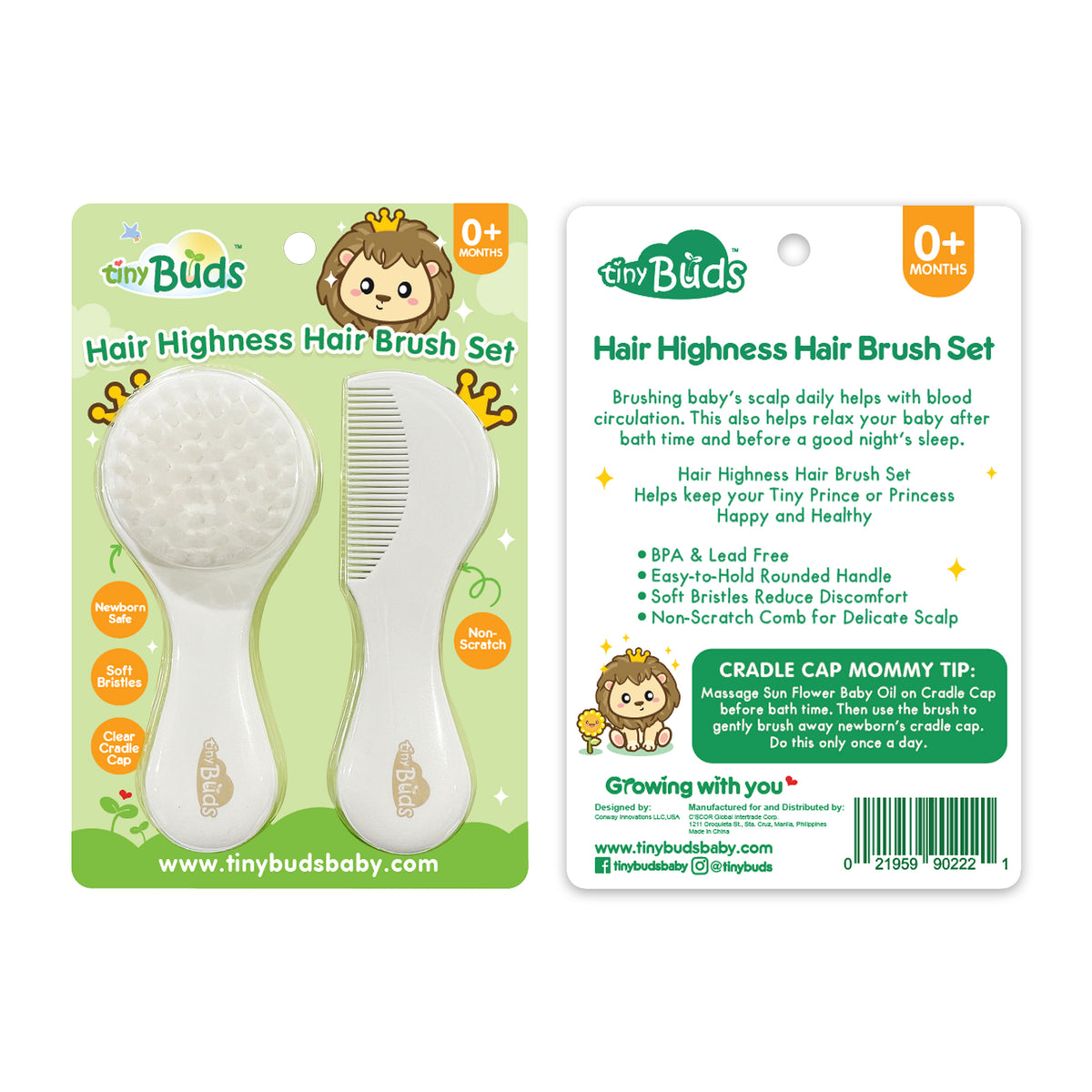 Tiny Buds Hair Highness Hair Brush Set – Tiny Buds Baby Naturals