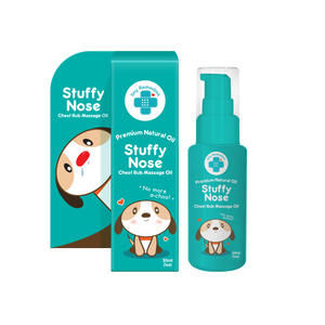 Tiny Buds  Stuffy Nose Natural Baby Chest Rub Massage Oil 50ML