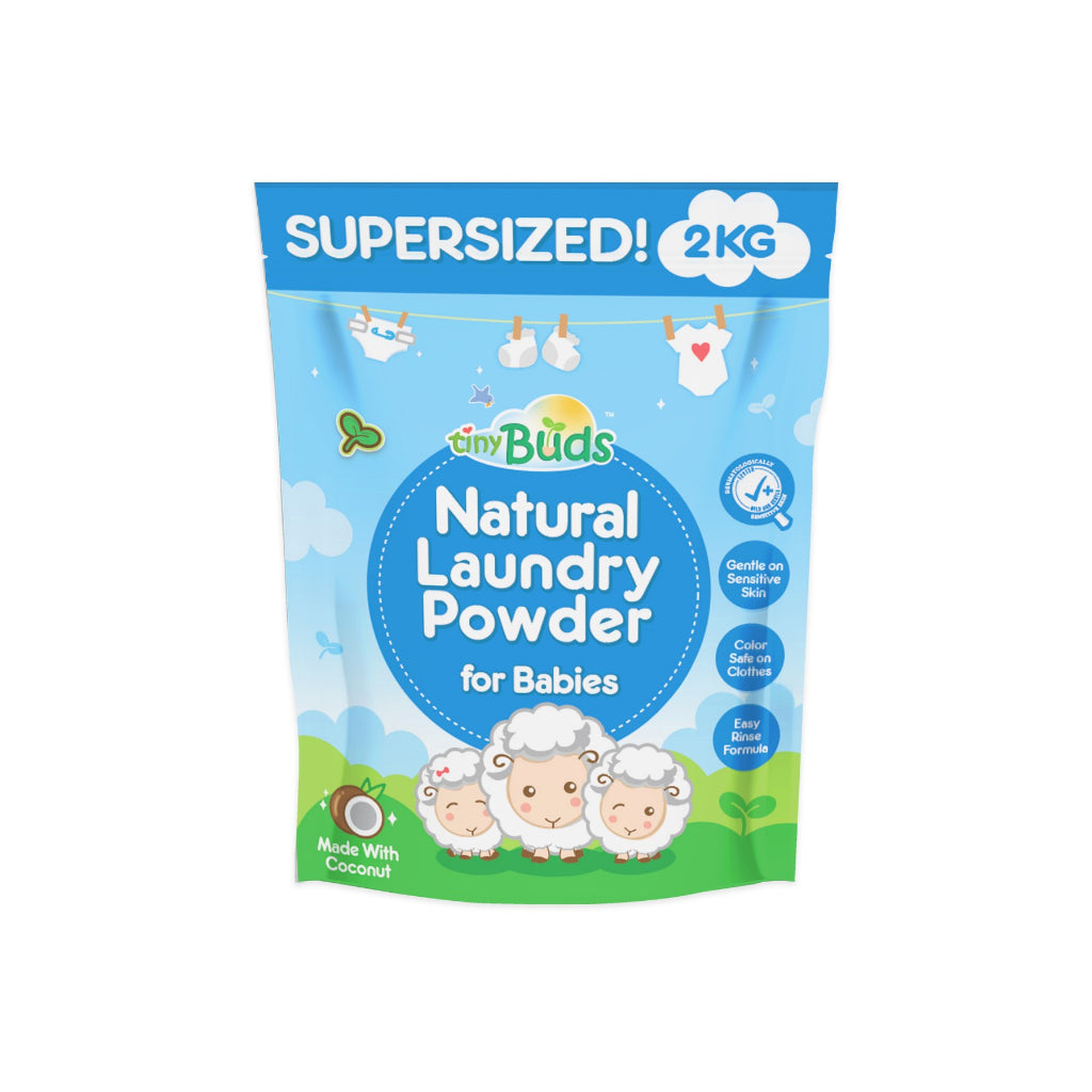 Tiny Buds Natural Laundry Powder For Babies — Laundry Detergent & Fabric Care