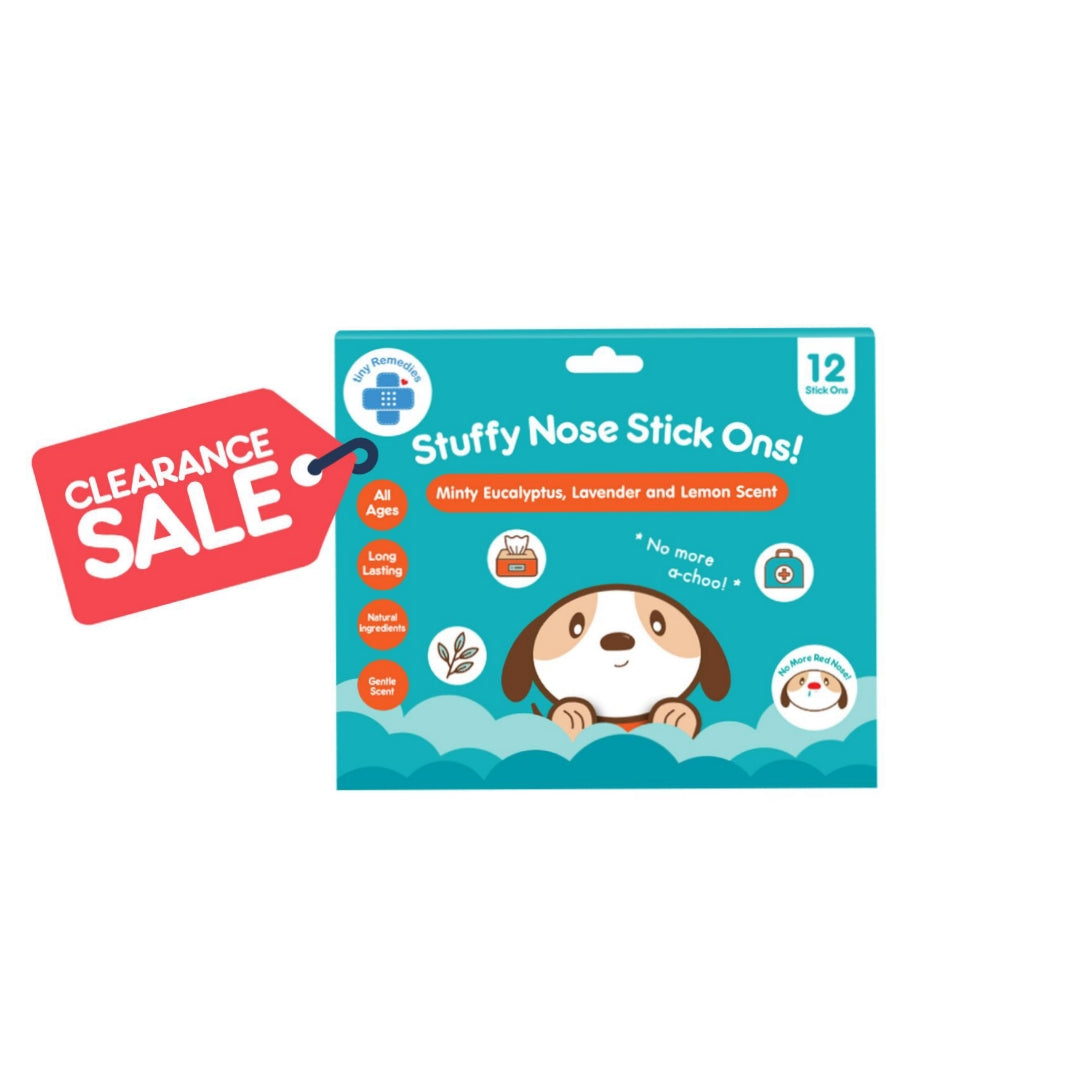 [Clearance Sale] Tiny Buds Stuffy Nose Stick Ons (12 stickers)