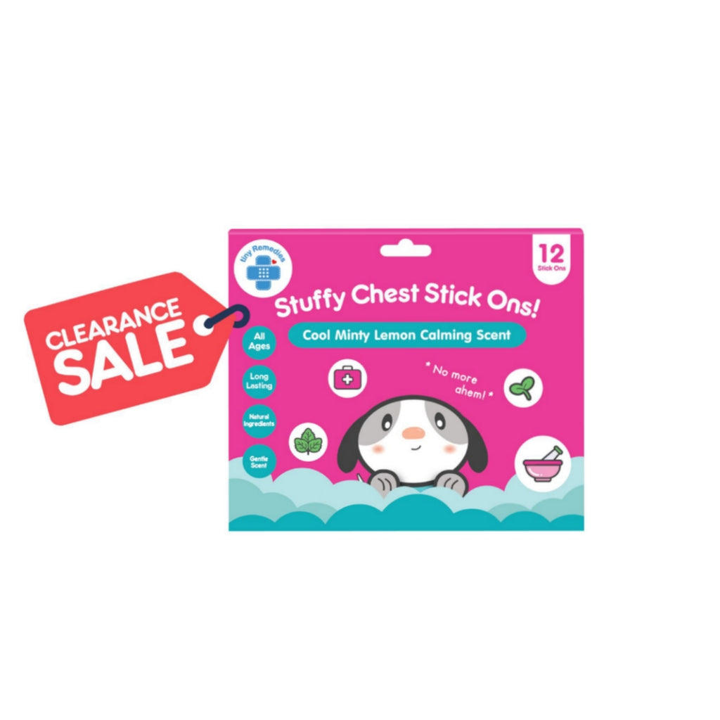 [Clearance Sale] Tiny Buds Stuffy Chest Stick Ons (12 stickers)