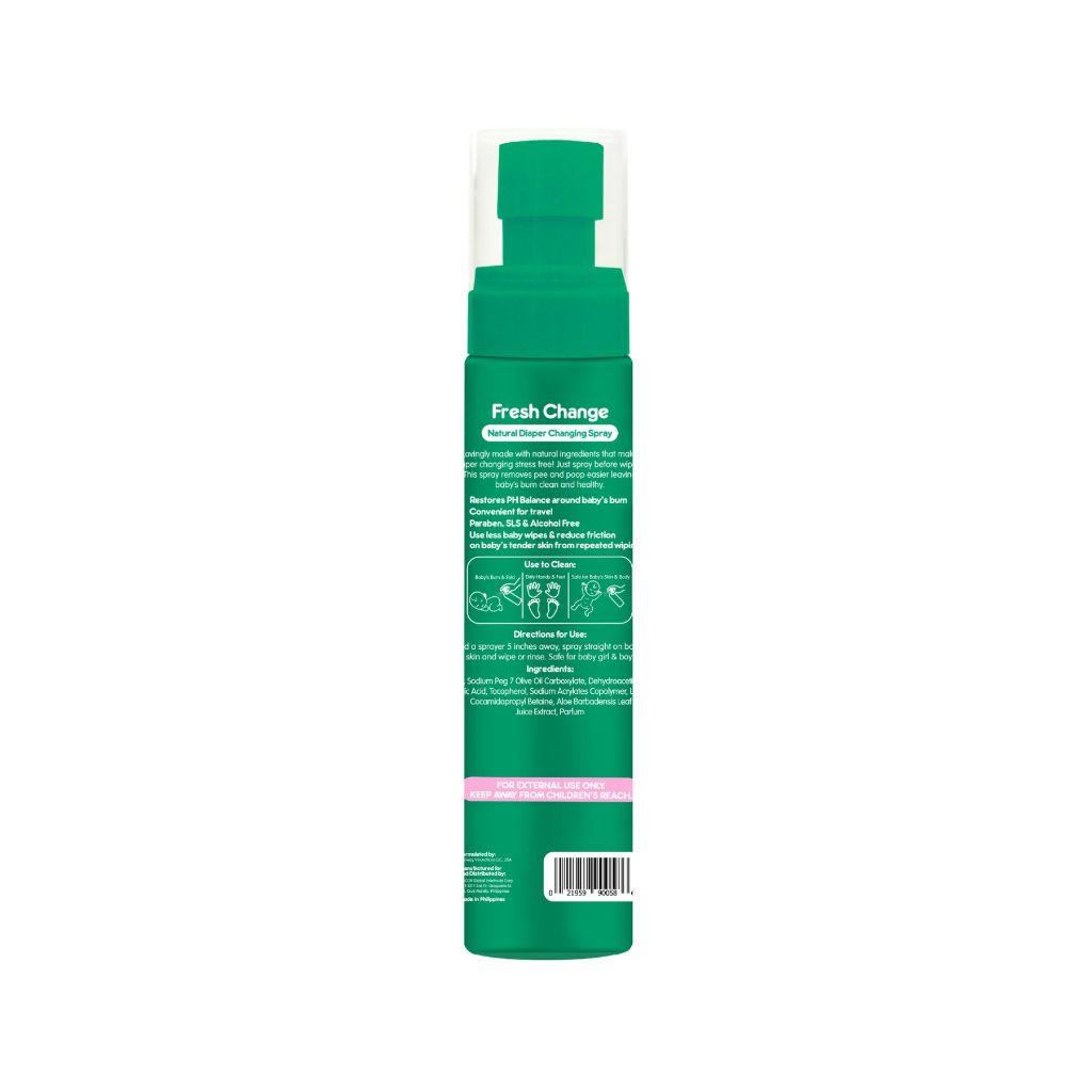 Tiny Buds Fresh Change Micellar Water Diaper Changing Spray (120ml) | Formerly known as Quick & Easy