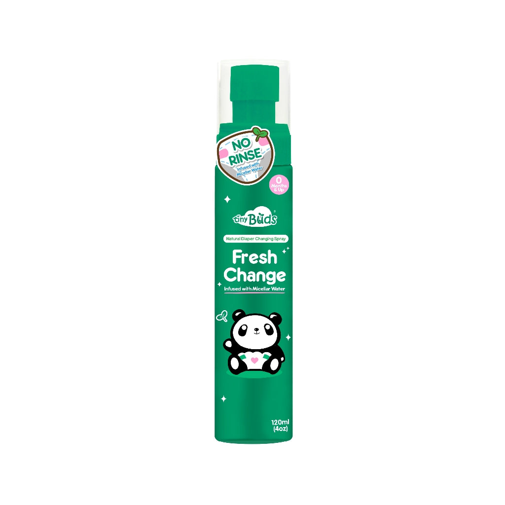Tiny Buds Fresh Change Micellar Water Diaper Changing Spray (120ml) | Formerly known as Quick & Easy