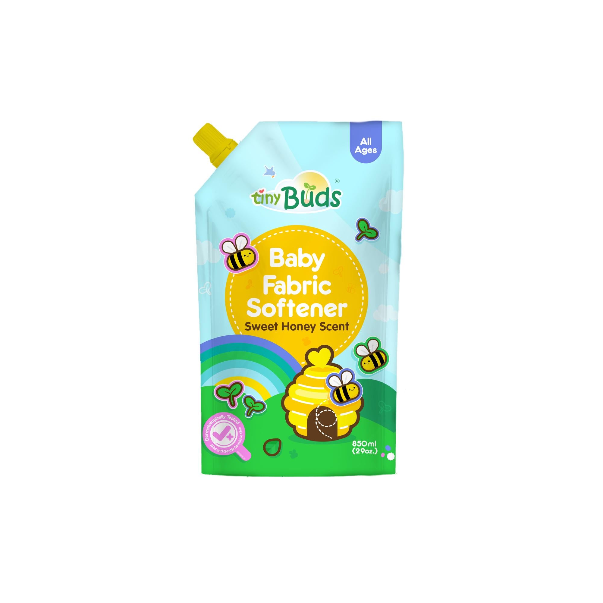 Tiny Buds Fabric Softener 850ML (Sweet Honey Scent)