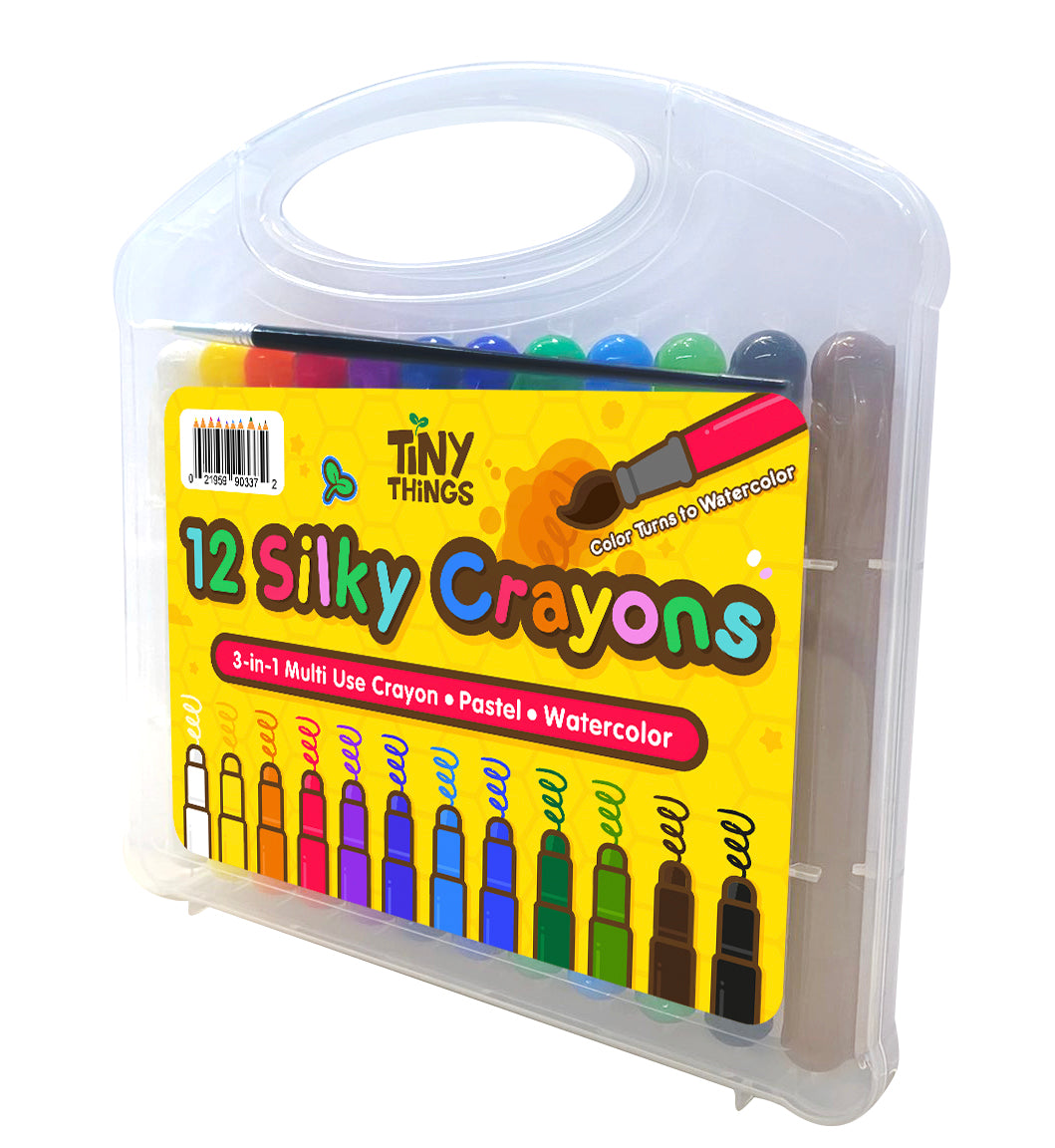 Tiny Things Silky Crayons (12 Colors)