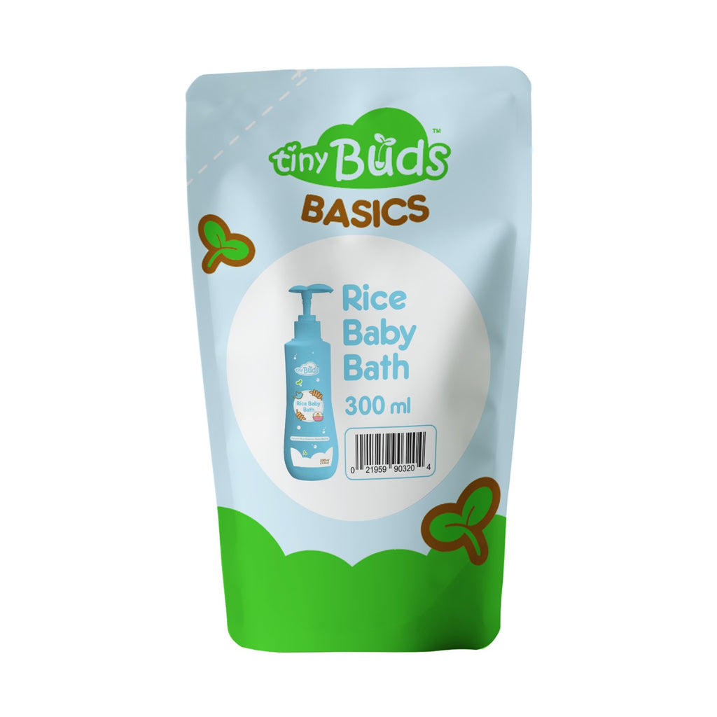 Tiny Buds Natural Rice Baby Bath Refill 300ML