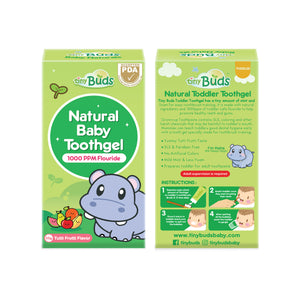 Tiny Buds Toddler Training Toothpaste - Stage 2 Tutti Frutti