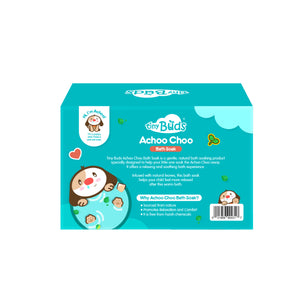 Tiny Buds Achoo Choo Bath Soak (4 pcs) | Stuffy Nose & Colds