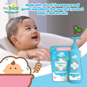 Tiny Buds Natural Rice Baby Bath Refill 300ML