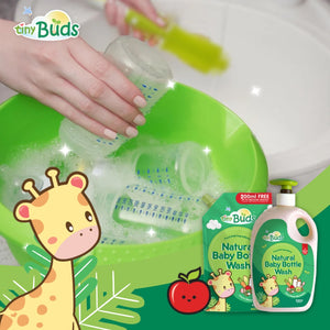 Tiny Buds Natural Baby Bottle Wash Refill (600ml)
