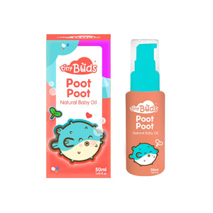 Tiny Buds Poot Poot Natural Baby Oil 50ML  | Formerly Calm Tummies Anti Colic Massage Oil 50ml