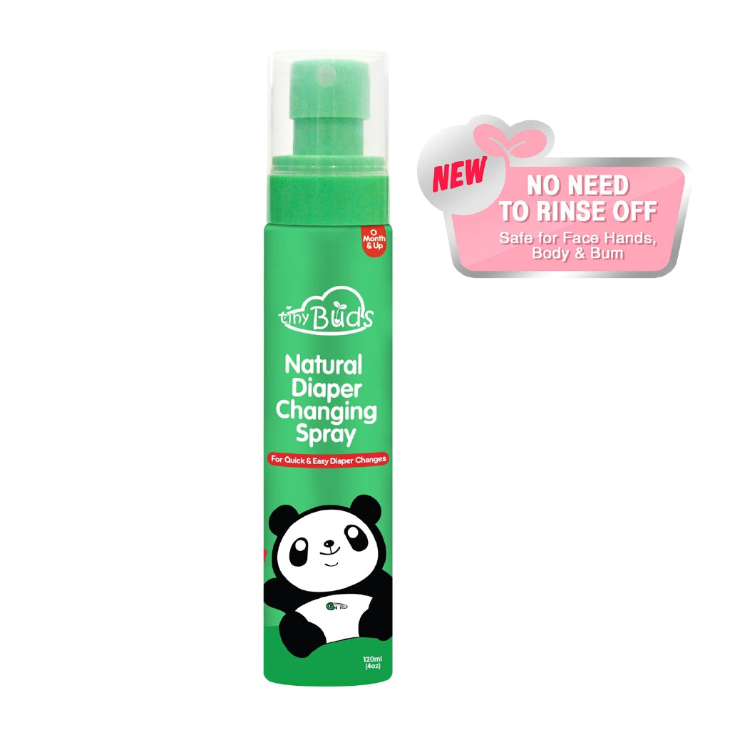 Tiny Buds Quick & Easy Natural Diaper Changing Spray  (120ml)