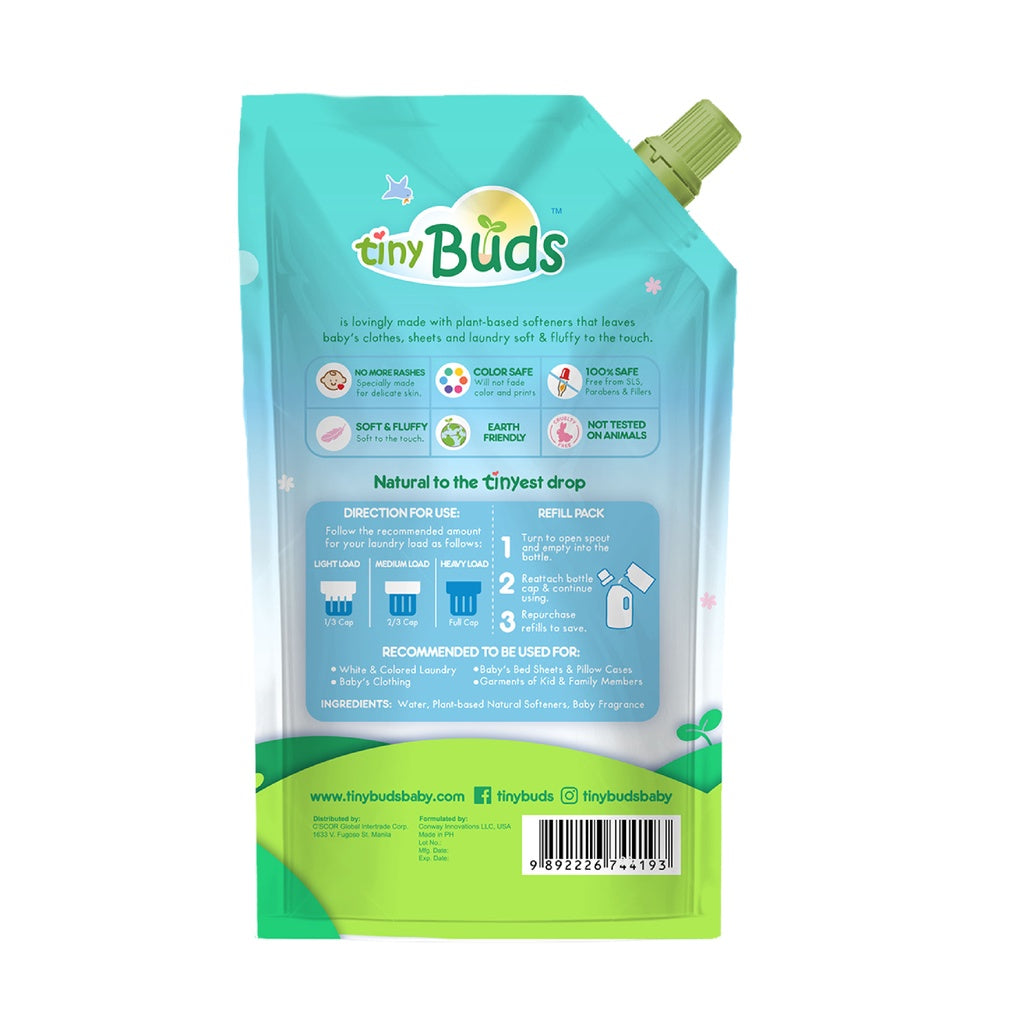 Tiny Buds Natural Fabric Softener 850ml Set of 3