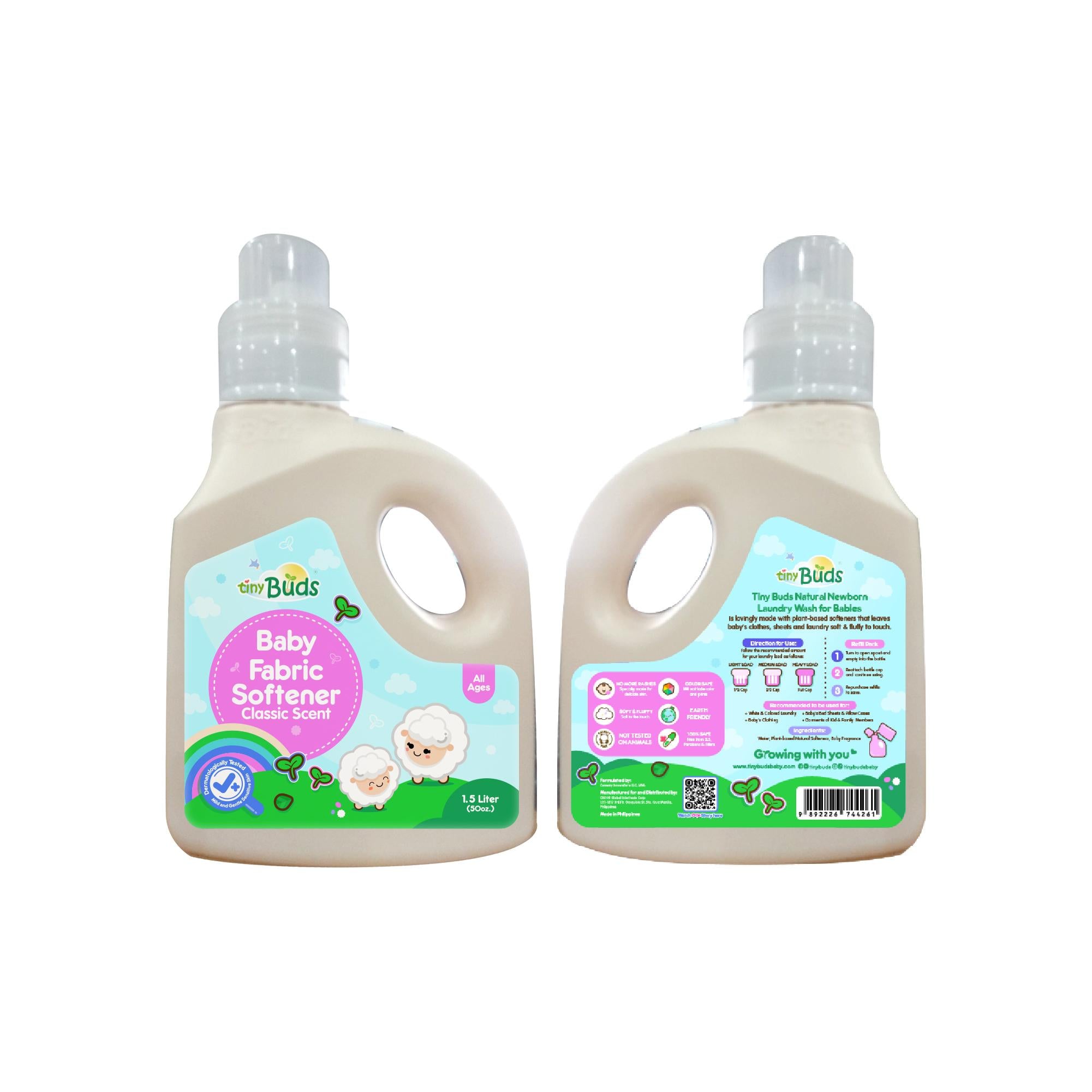Tiny Buds Natural Baby Fabric Softener 1.5 Liter