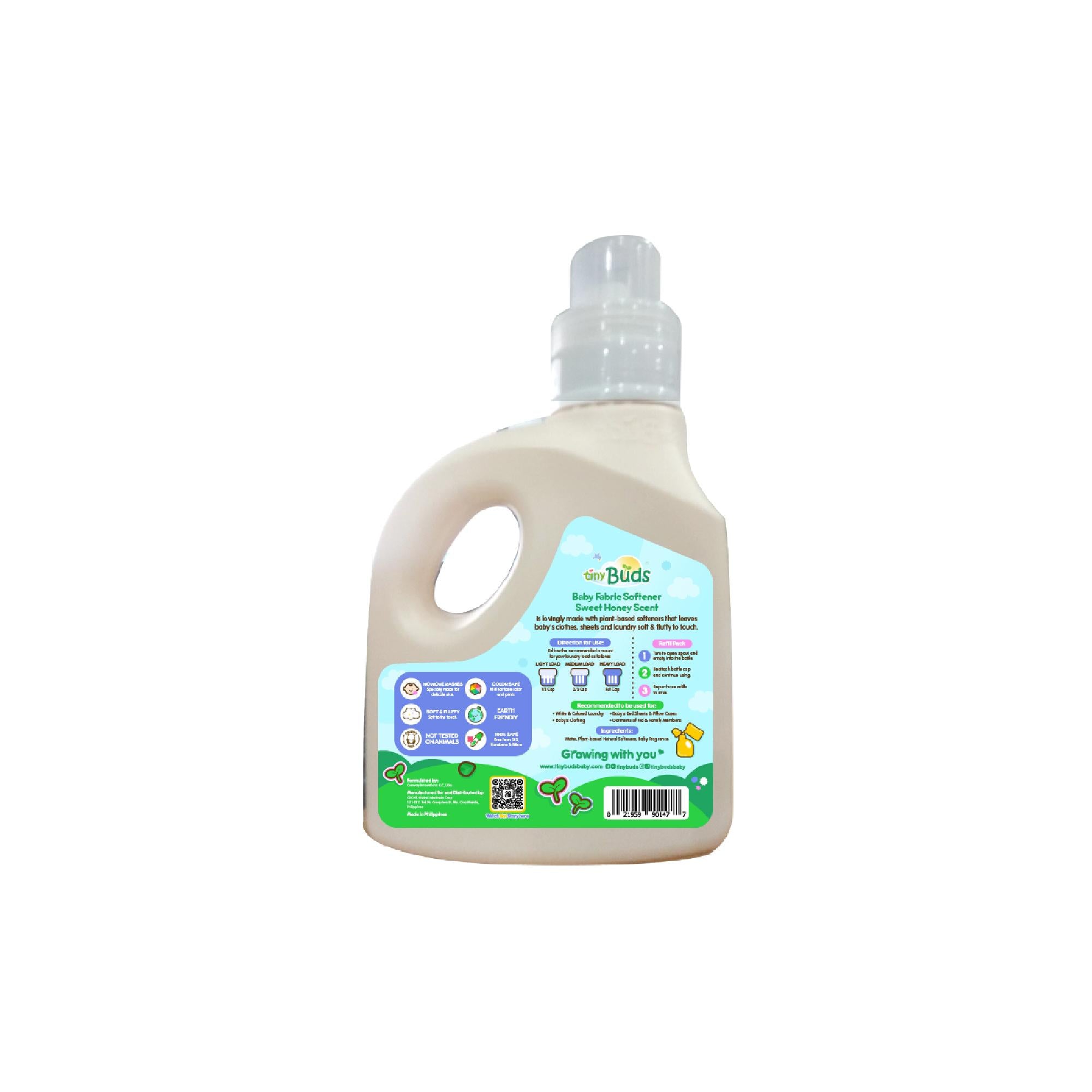 Tiny Buds Fabric Softener 1.5 Liter (Sweet Honey Scent)