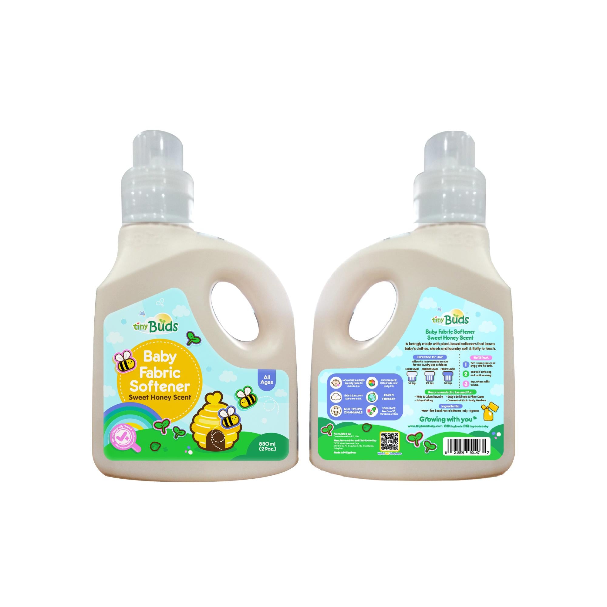 Tiny Buds Fabric Softener 1.5 Liter (Sweet Honey Scent)