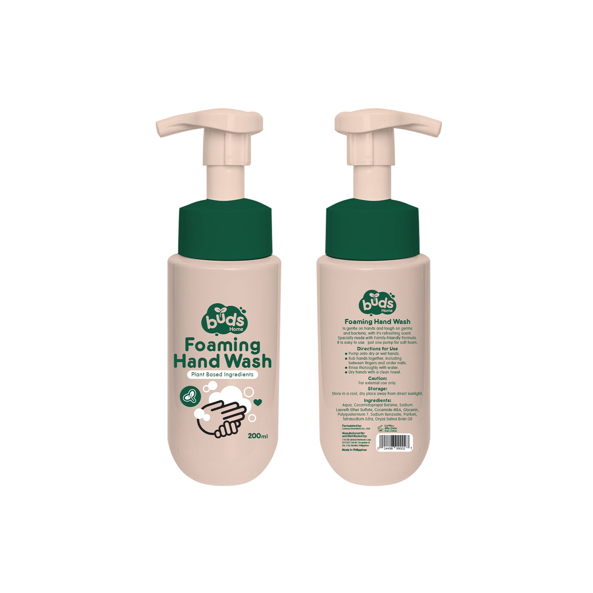 Buds Home Foaming Hand Wash 200ML