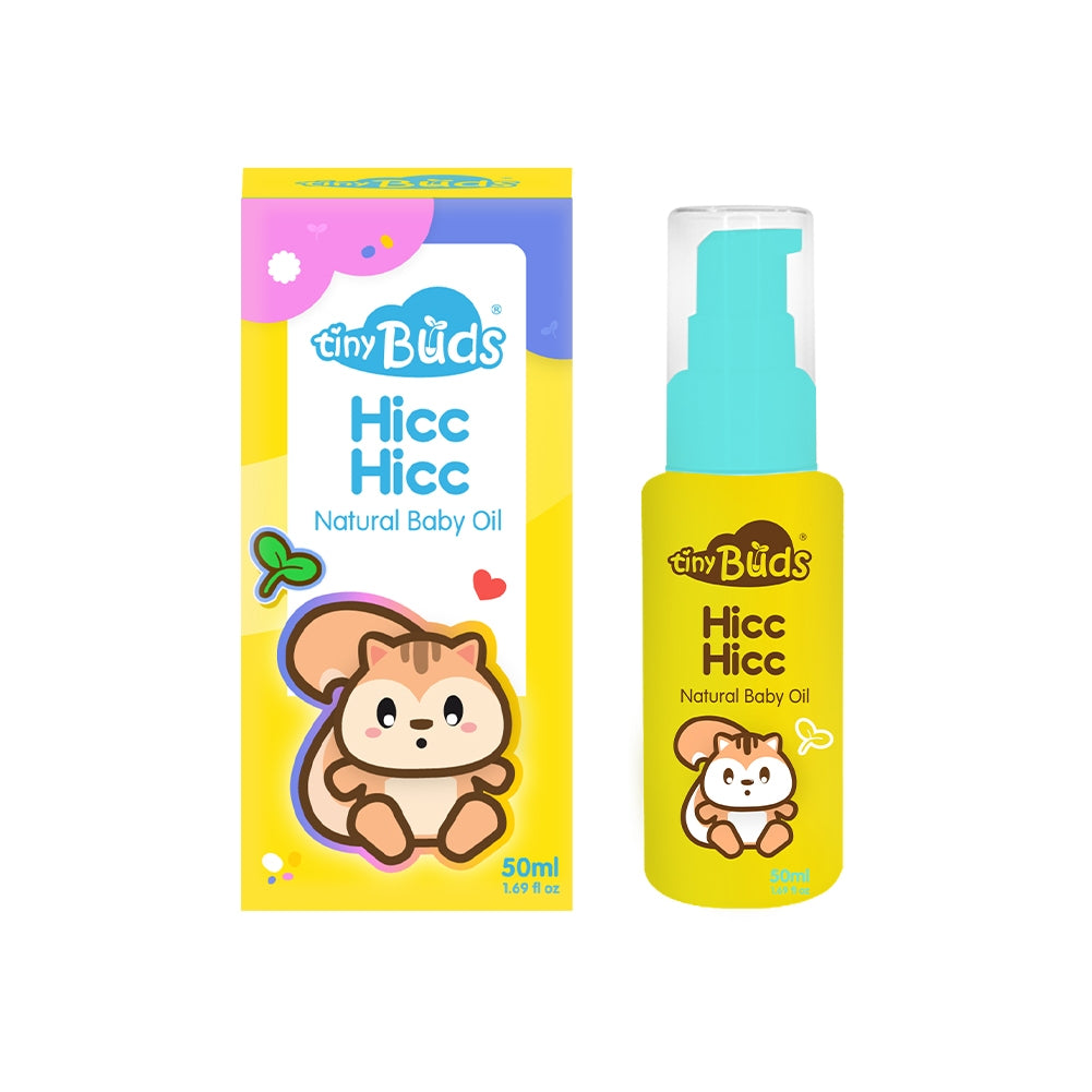 Tiny Buds Hicc Hicc Natural Baby Oil  (formerly HICC - OFF Baby Massage Oil )