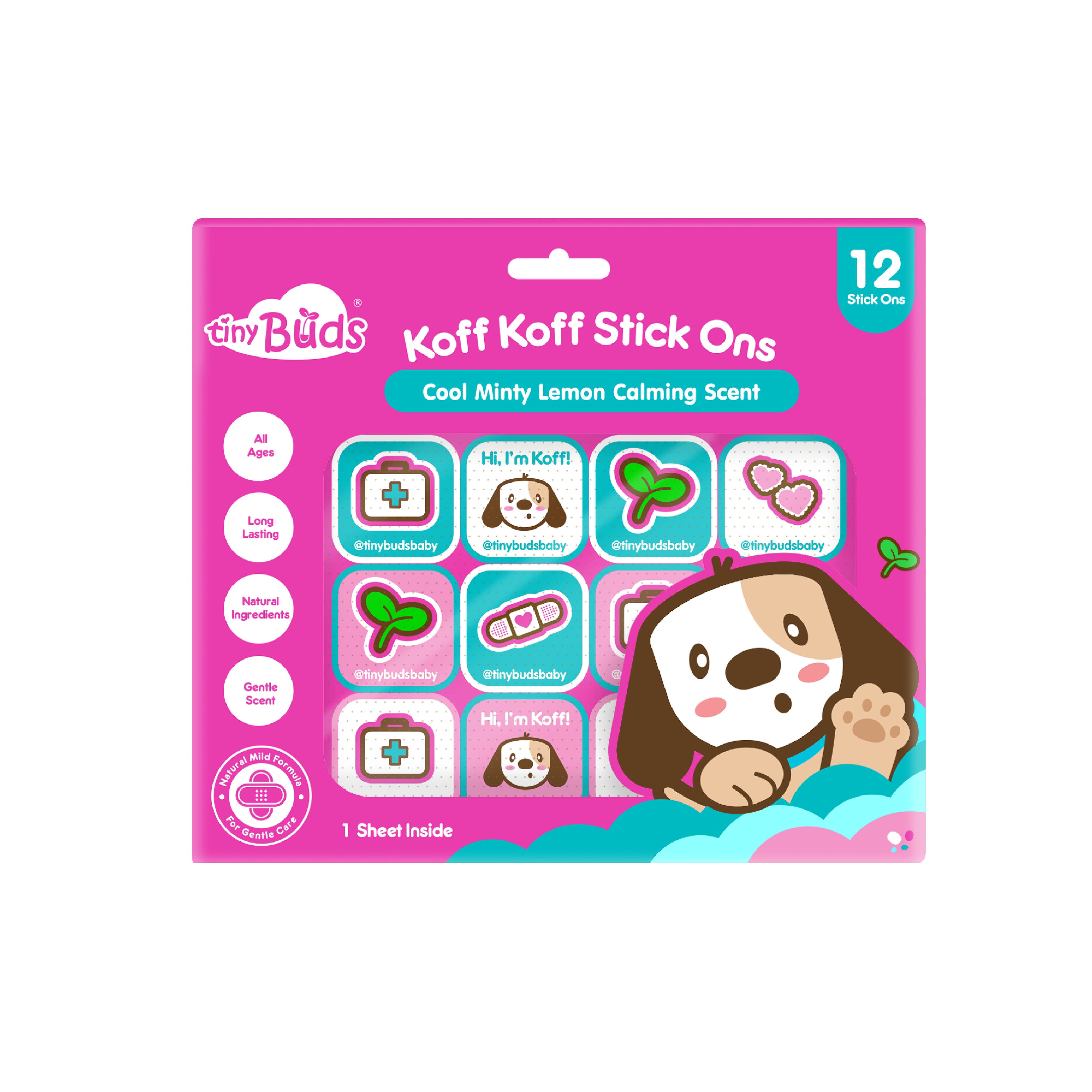 Tiny Buds Stuffy Chest Stick Ons