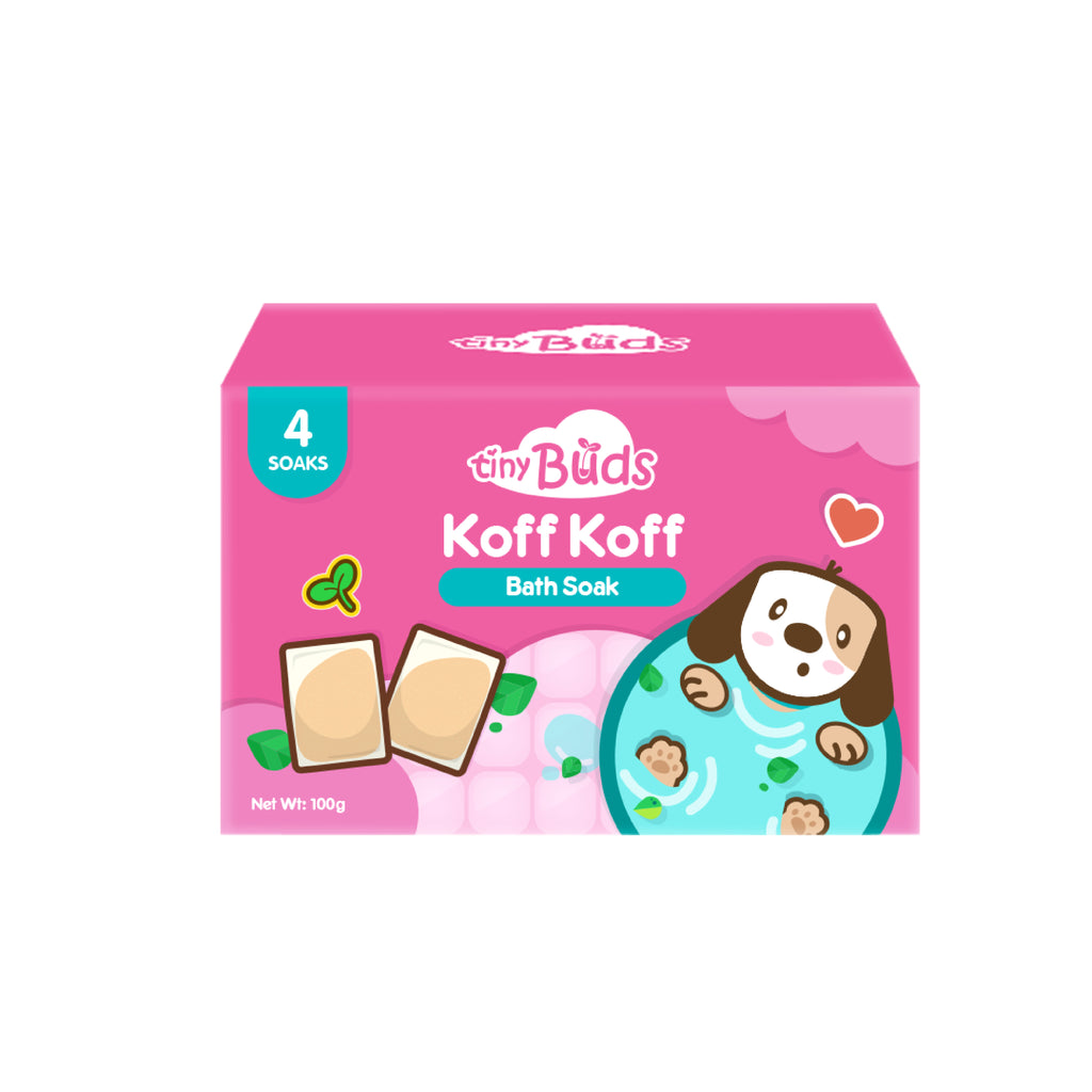Tiny Buds Koff Koff Bath Soak (4 pcs) | Stuffy Chest & Cough