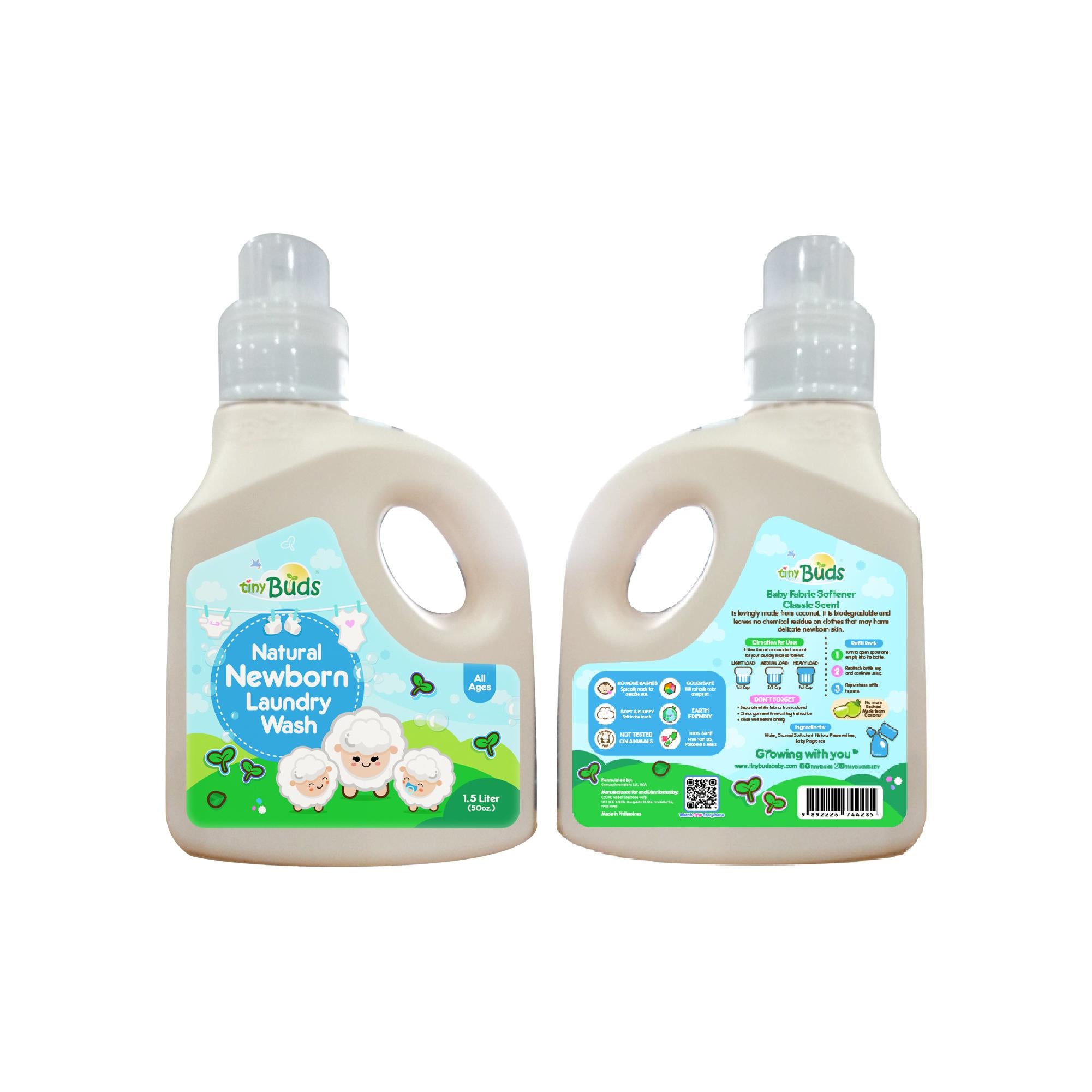 Tiny Buds Newborn Laundry Liquid (1.5L)