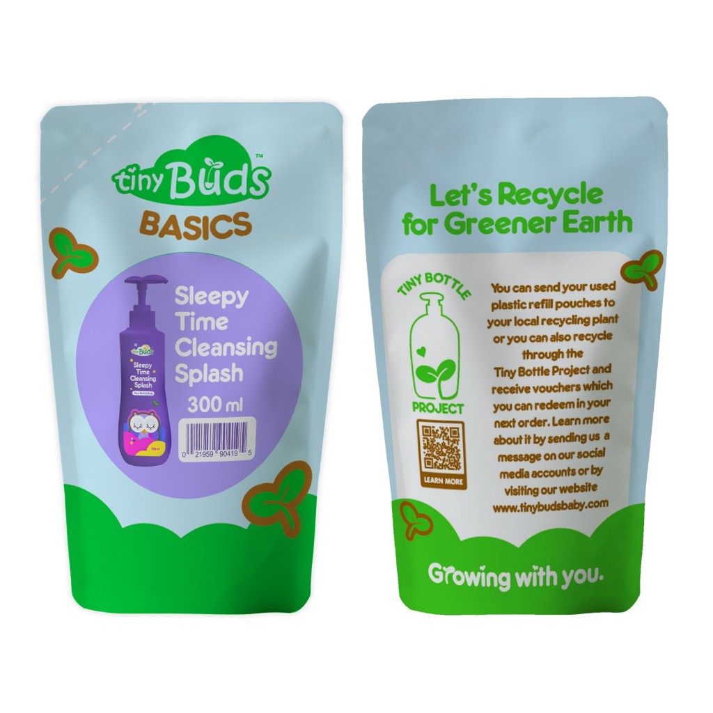 Tiny Buds Sleepy Time Cleansing Splash Refill 300ml