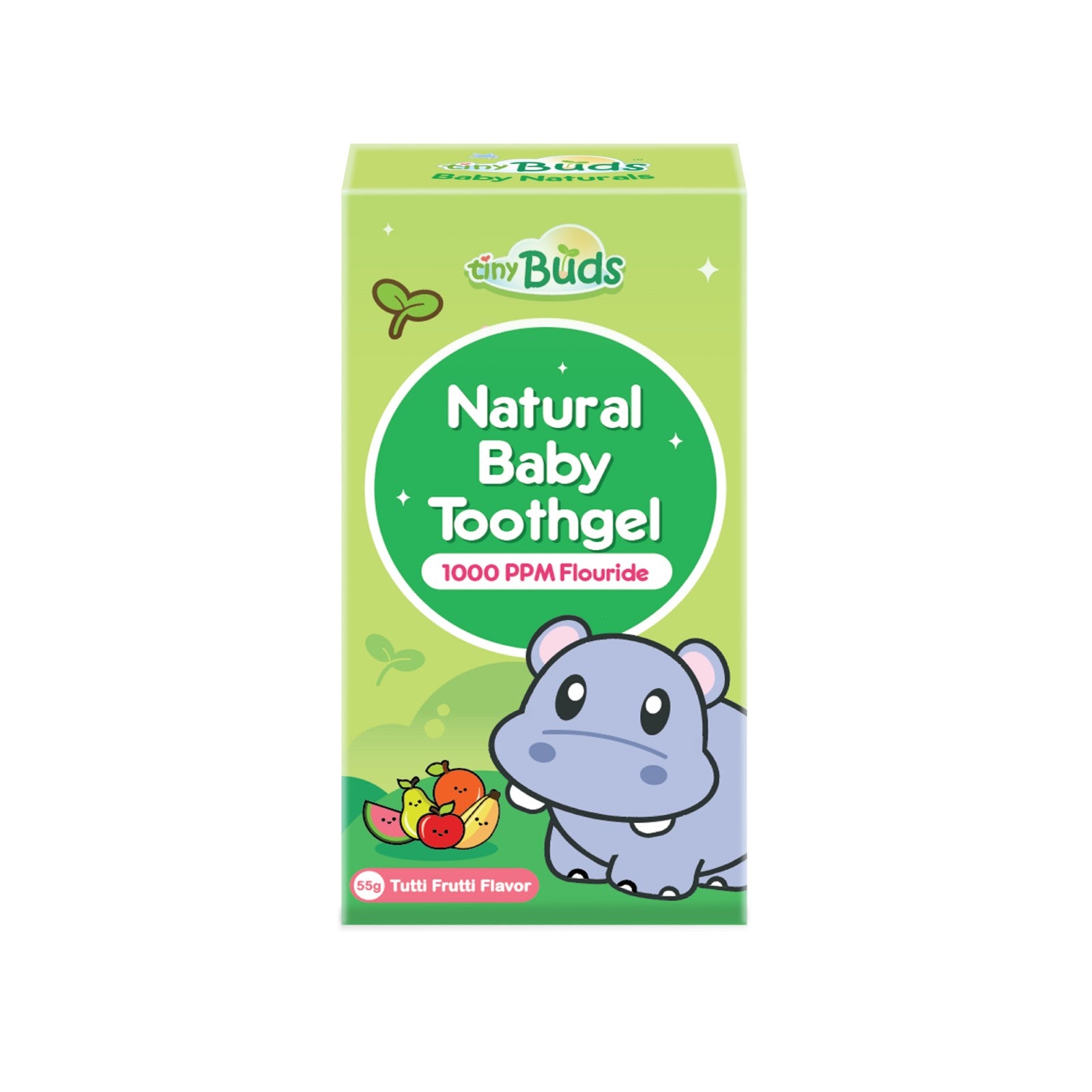 Tiny Buds Toddler Training Toothpaste - Stage 2 Tutti Frutti