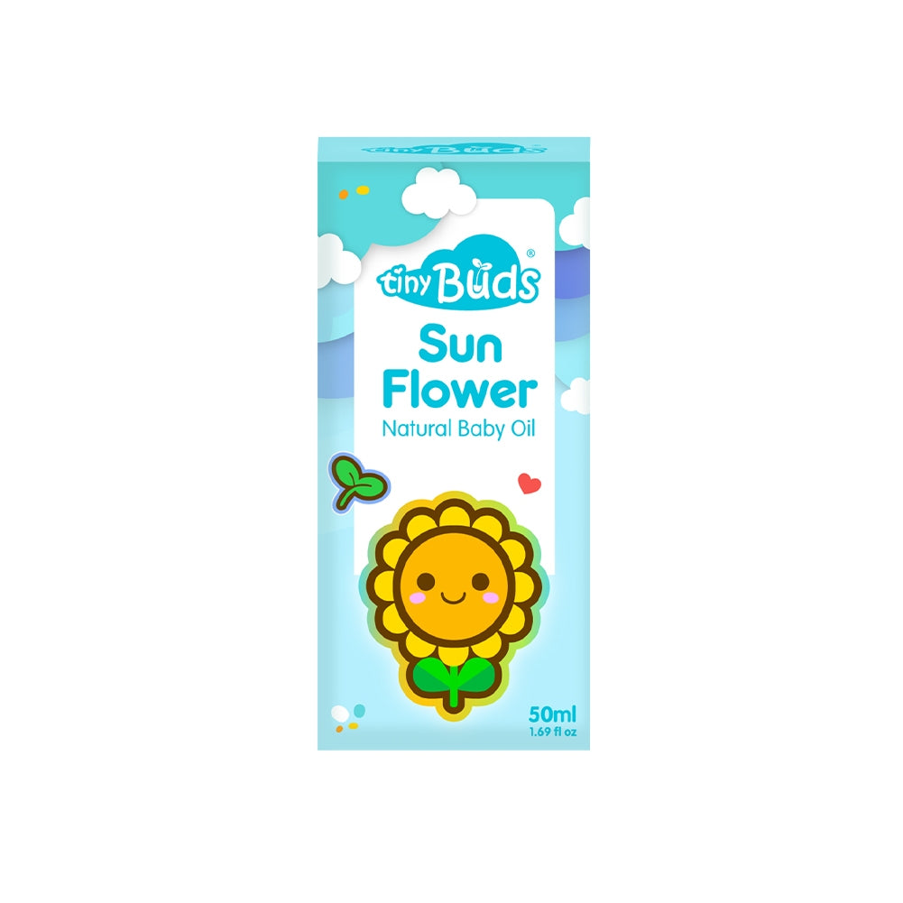 Tiny Buds Happy Days Natural Sunflower Baby Oil (50ml)