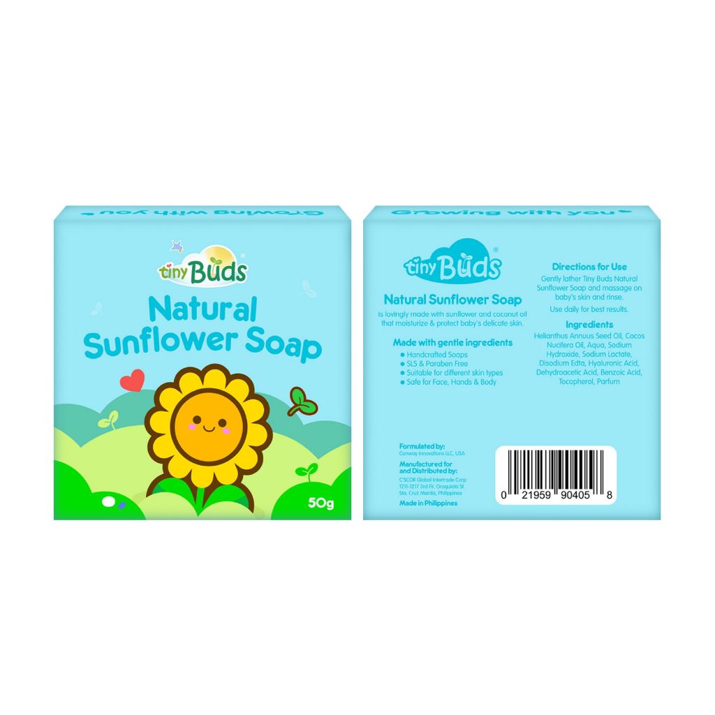 Tiny Buds Natural Sun Flower Baby Soap 50G