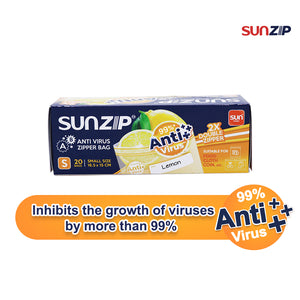 Sunzip Anti Virus ™ Zipper Bag - SMALL (20 Bags)
