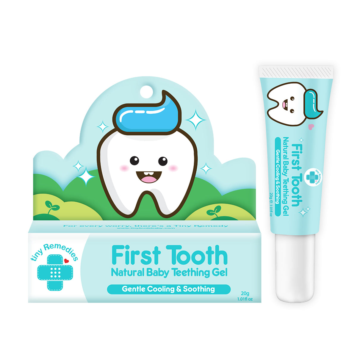 Tiny Remedies First Tooth Natural Baby Teething Gel (20g) – Tiny