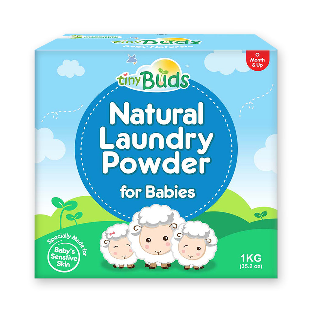 Tiny Buds Natural Laundry Powder for Babies 1KG Tiny Buds Baby Naturals