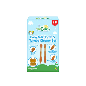 Tiny Buds Baby Milk Tooth & Tongue Cleaner Set