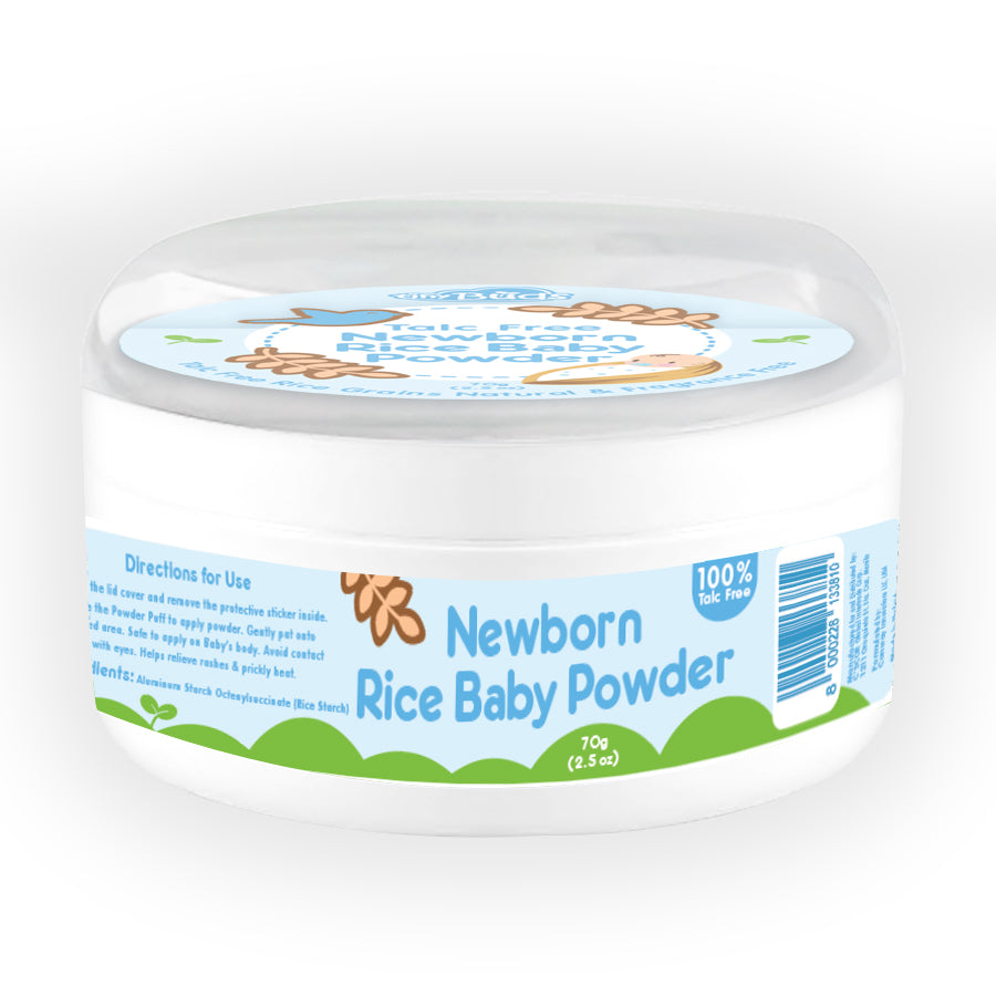 Tiny Buds Newborn Rice Baby Powder with Puff 70g – Tiny Buds Baby Naturals
