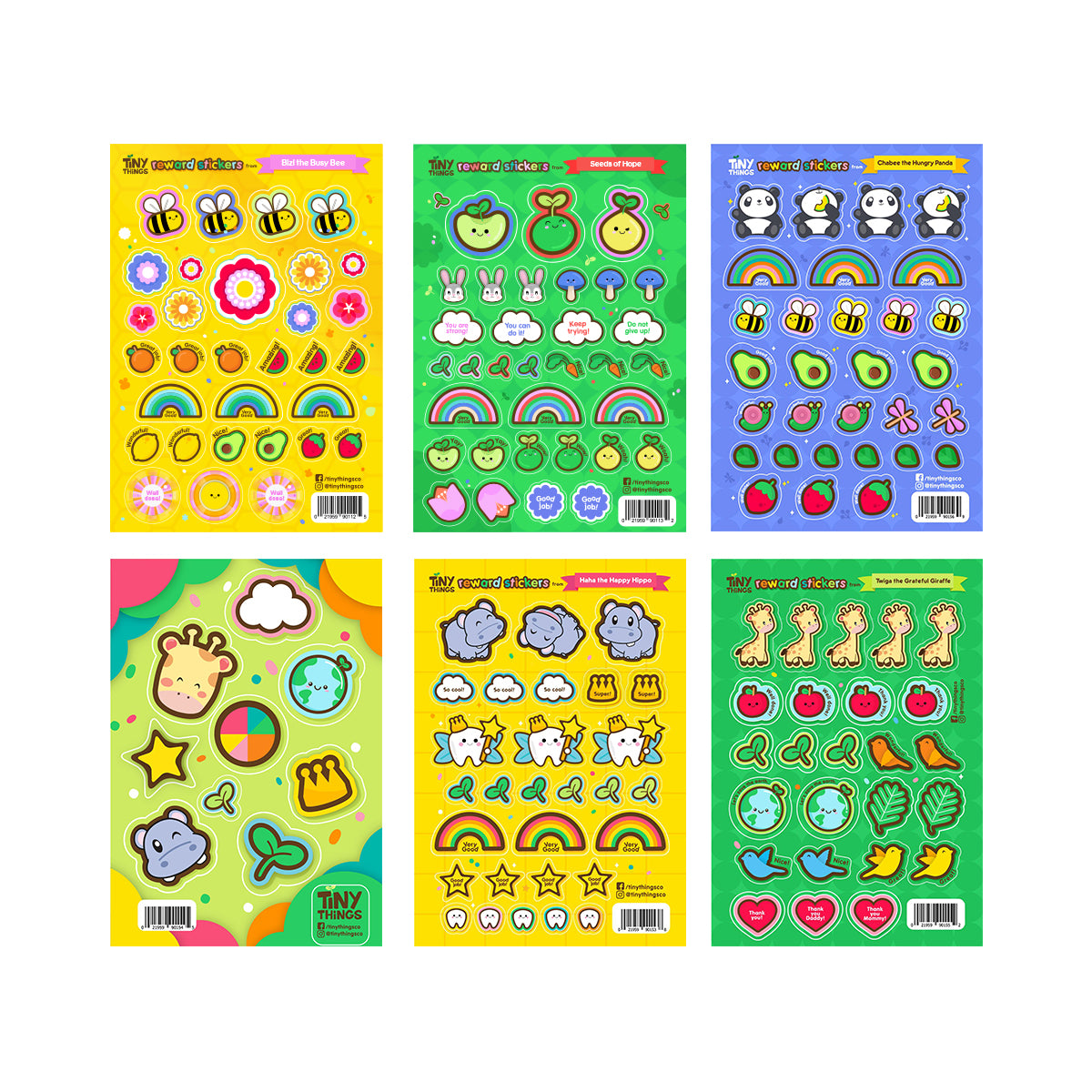 TINY THINGS Reward Stickers Collection (6 pcs)