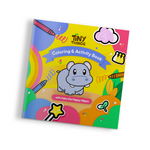 Tiny Things Coloring Activity Book with Haha the Happy Hippo